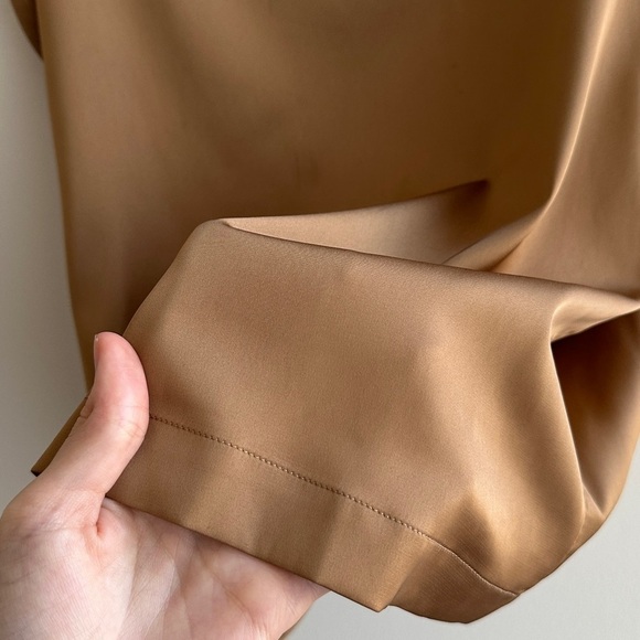 Soma Satin Tank Top, Beige/Tan, Size Medium - Picture 6 of 16